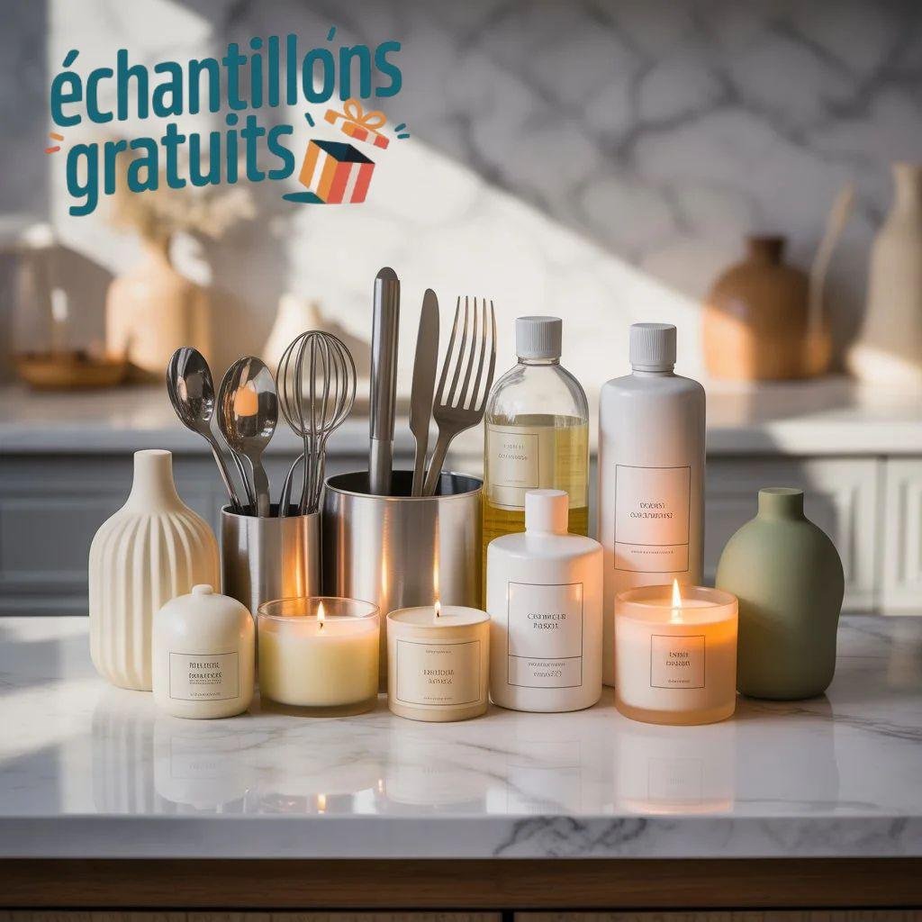 Échantillons gratuits pour la maison