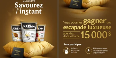 Concours Krema 2025 : Gagnez une escapade + 15 000 $
