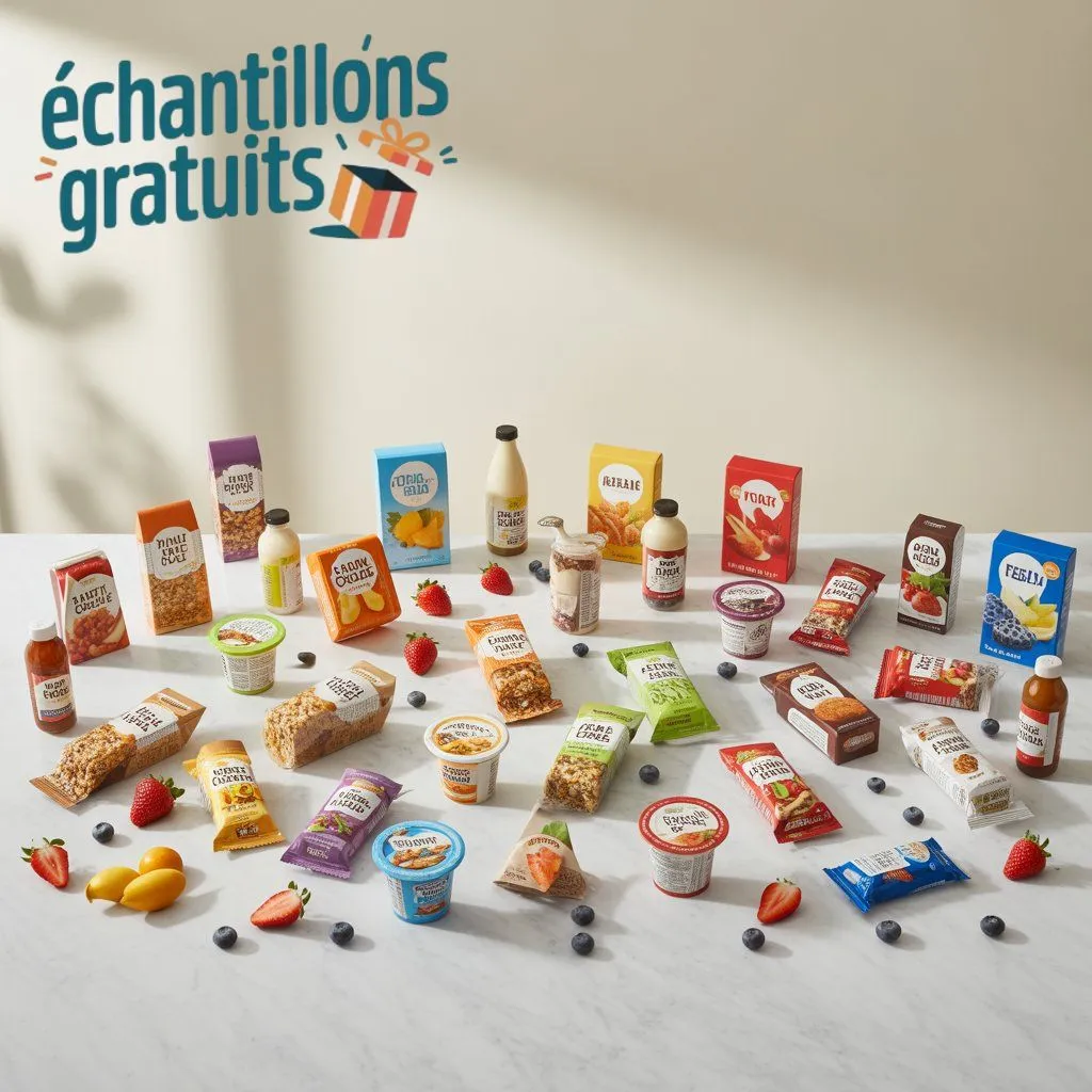 Échantillons gratuits alimentation