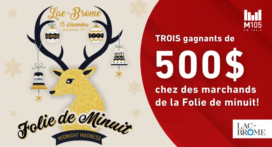Concours gratuit Québec : La Folie de minuit